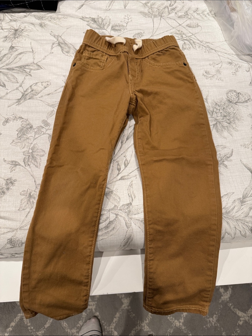 GAP Denim Kids Tan Pull-On Pants